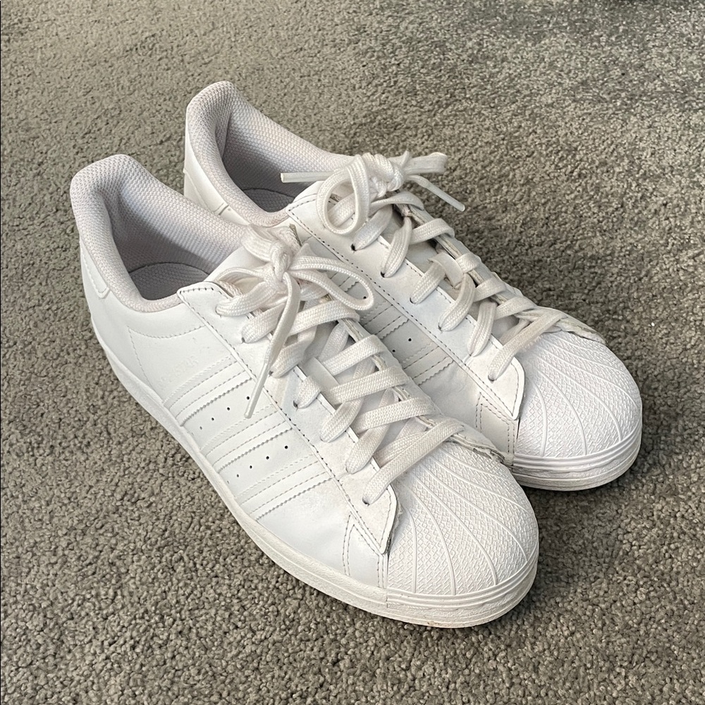 Adidas White Superstar Sneakers
